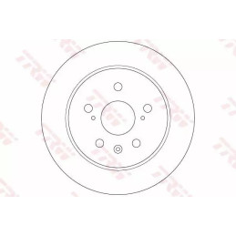 Stabdžių diskas  TRW DF6178