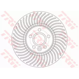 Stabdžių diskas  TRW DF6185S