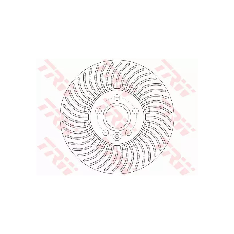 Stabdžių diskas  TRW DF6185S