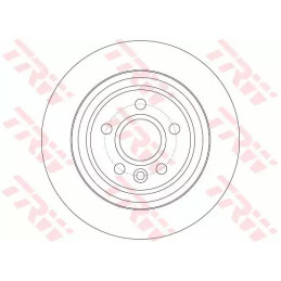 Stabdžių diskas  TRW DF6187