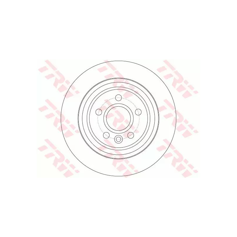 Stabdžių diskas  TRW DF6187
