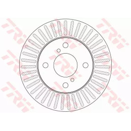 Stabdžių diskas  TRW DF6214