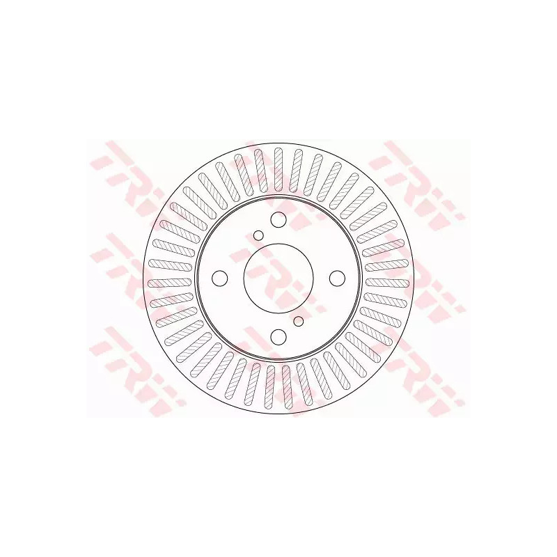 Stabdžių diskas  TRW DF6214