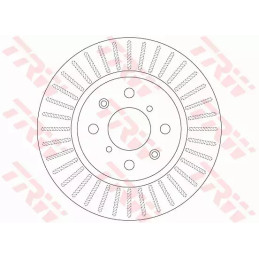 Stabdžių diskas  TRW DF6232
