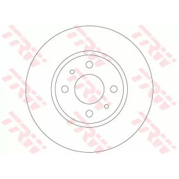 Stabdžių diskas  TRW DF6231