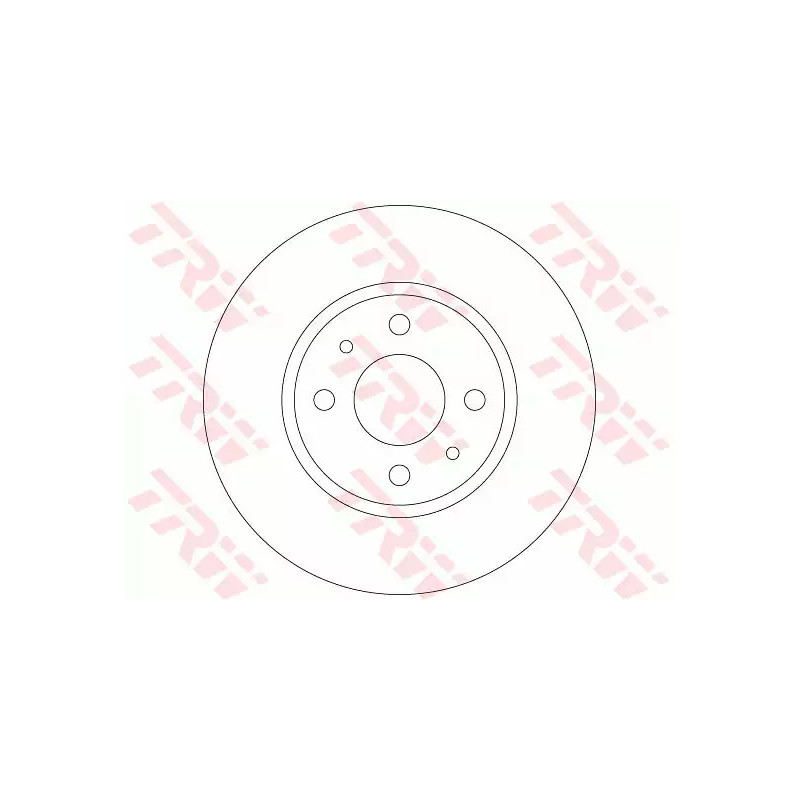 Stabdžių diskas  TRW DF6231