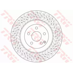 Stabdžių diskas  TRW DF6242S