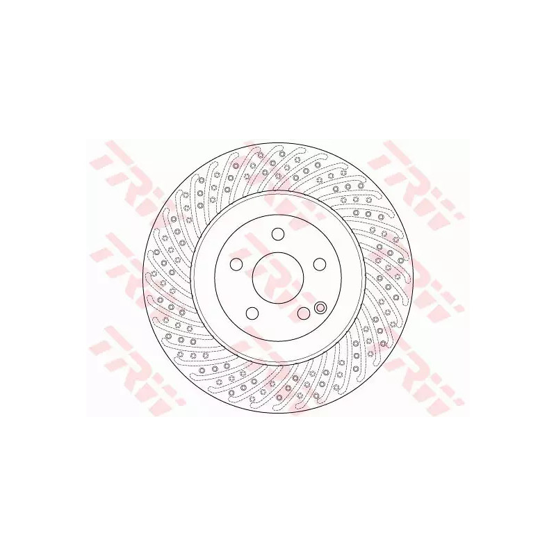 Stabdžių diskas  TRW DF6242S