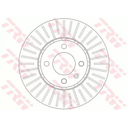 Stabdžių diskas  TRW DF6252