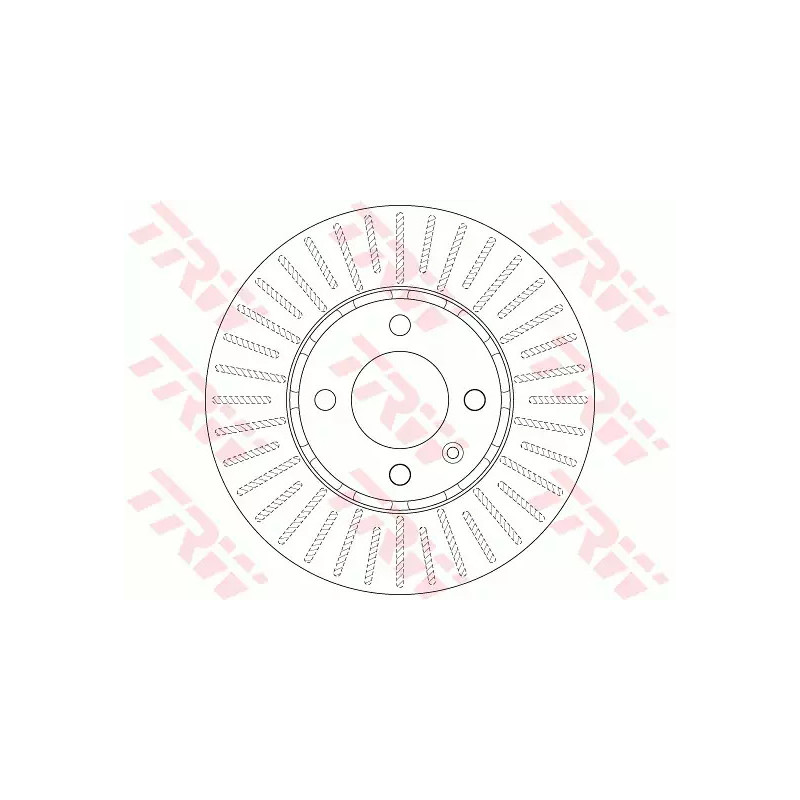 Stabdžių diskas  TRW DF6252