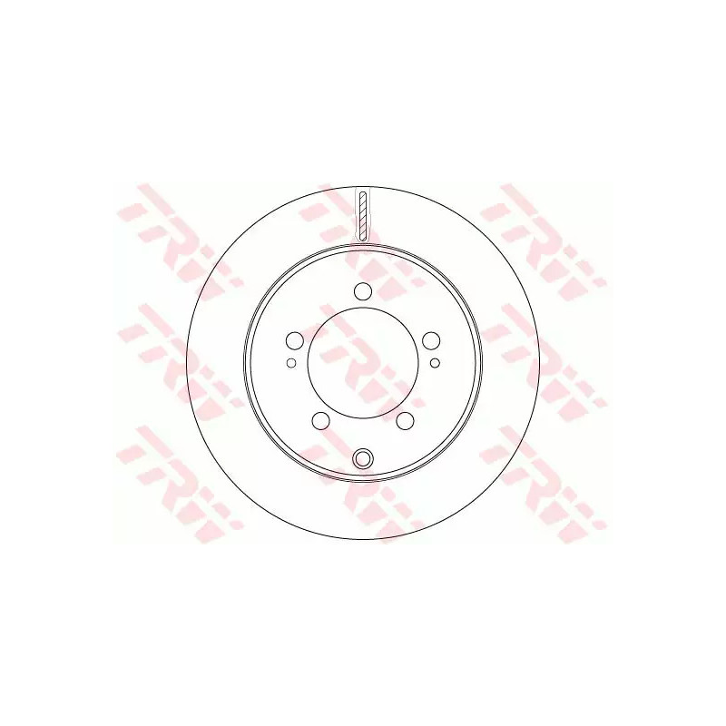 Stabdžių diskas  TRW DF6274