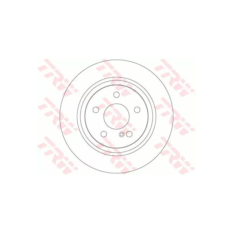 Stabdžių diskas  TRW DF6277