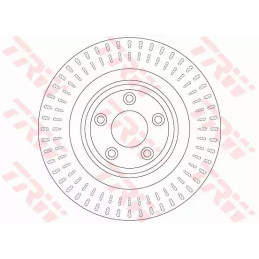 Stabdžių diskas  TRW DF6295