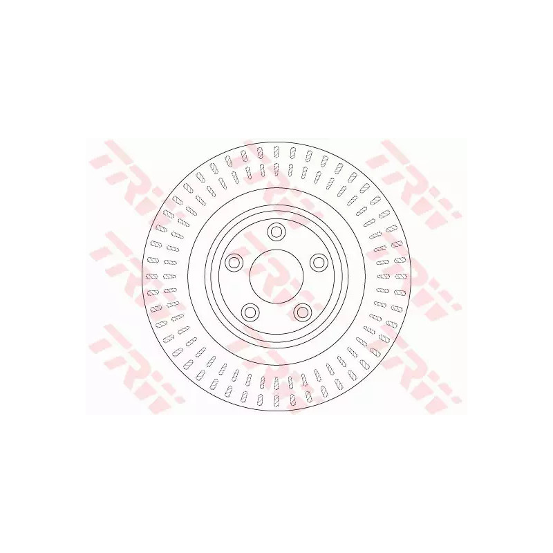 Stabdžių diskas  TRW DF6295