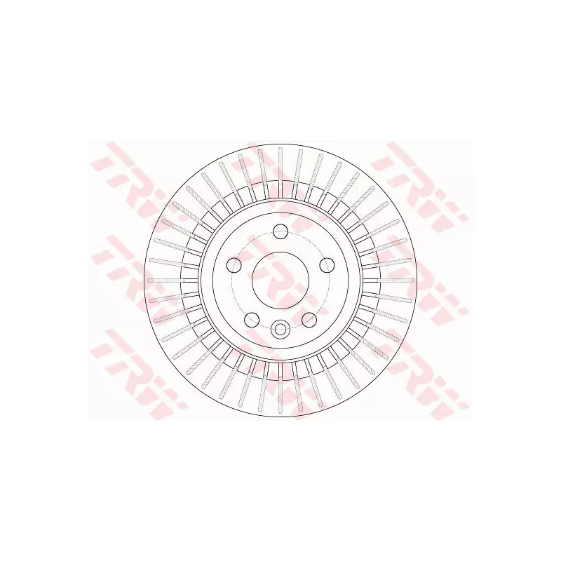 Stabdžių diskas  TRW DF6308