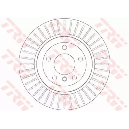 Stabdžių diskas  TRW DF6299