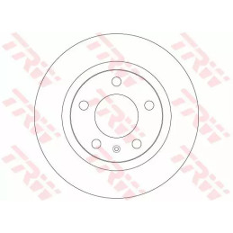 Stabdžių diskas  TRW DF6339