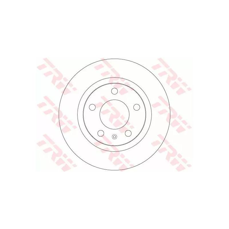 Stabdžių diskas  TRW DF6339
