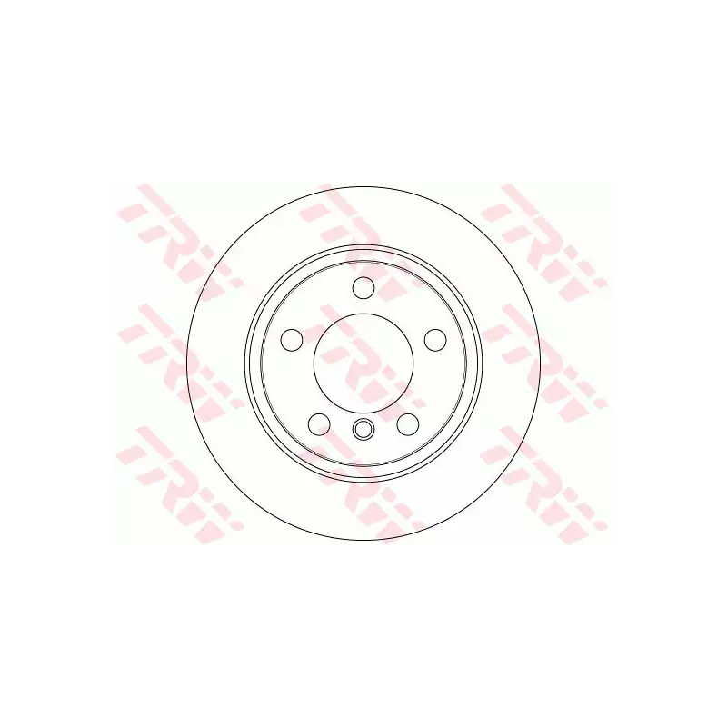 Stabdžių diskas  TRW DF6353