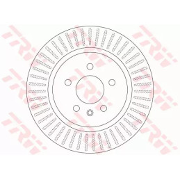 Stabdžių diskas  TRW DF6371