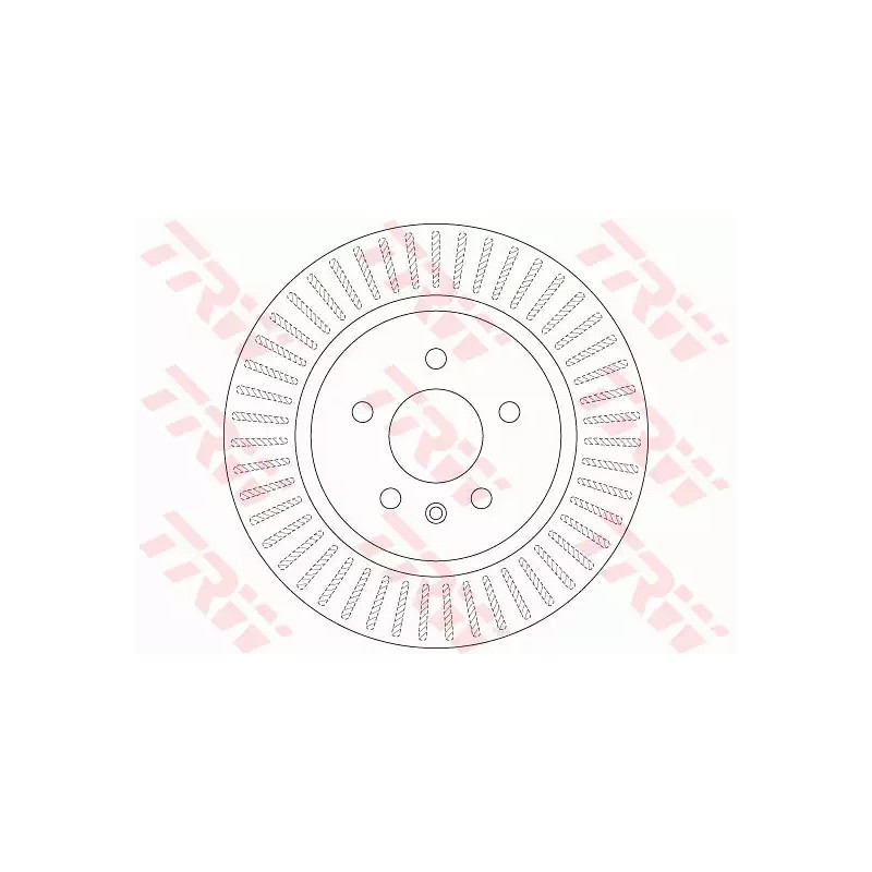 Stabdžių diskas  TRW DF6371
