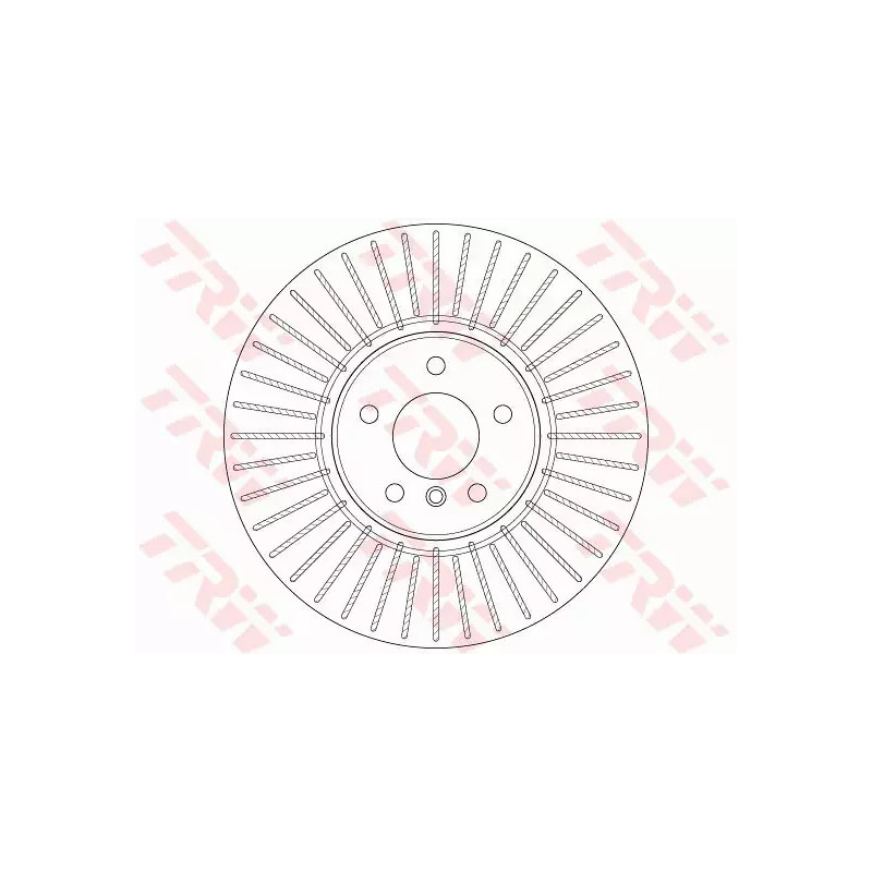 Stabdžių diskas  TRW DF6408S