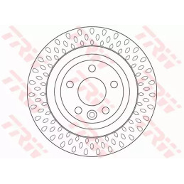 Stabdžių diskas  TRW DF6387