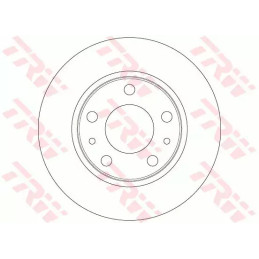 Stabdžių diskas  TRW DF6412