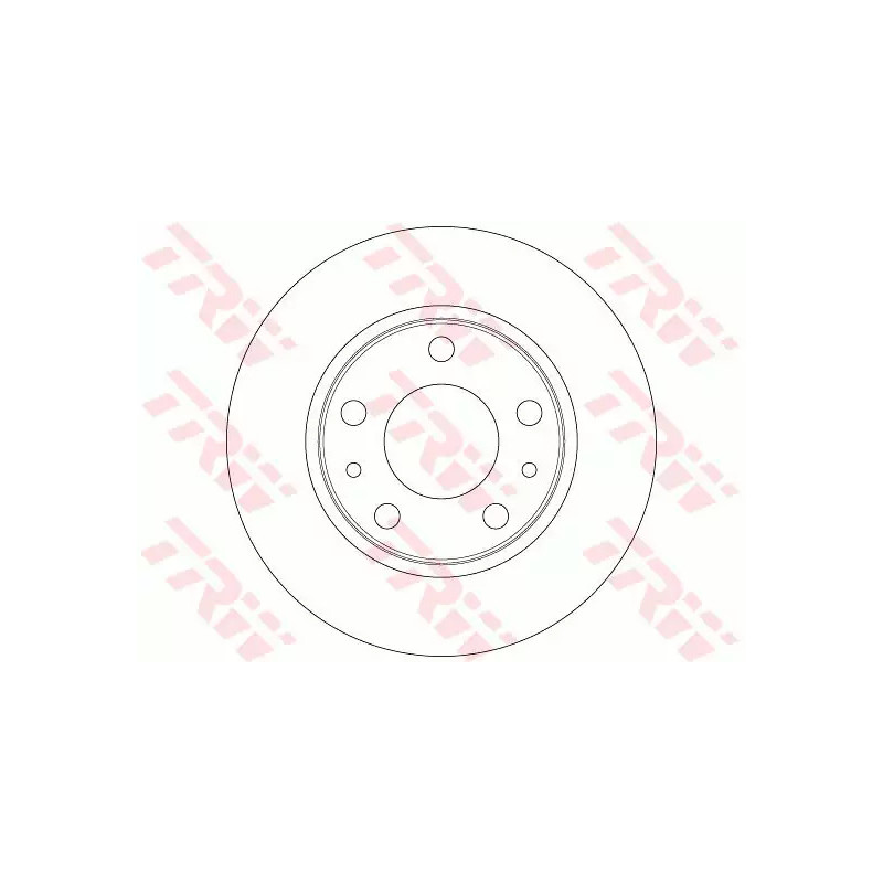 Stabdžių diskas  TRW DF6412