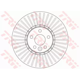 Stabdžių diskas  TRW DF6472S