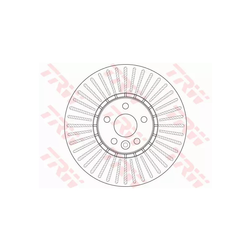 Stabdžių diskas  TRW DF6472S