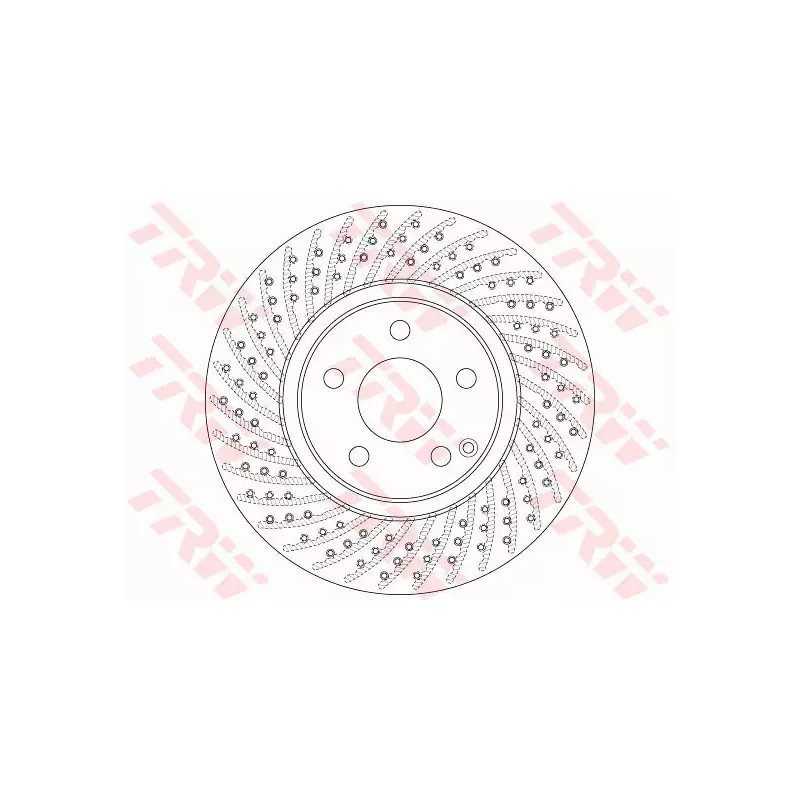 Stabdžių diskas  TRW DF6477
