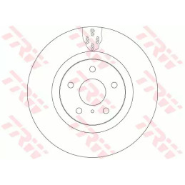 Stabdžių diskas  TRW DF6480