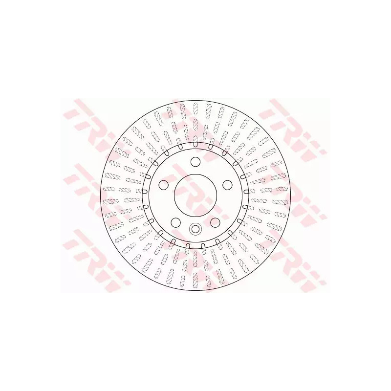 Stabdžių diskas  TRW DF6499S