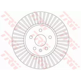 Stabdžių diskas  TRW DF6629
