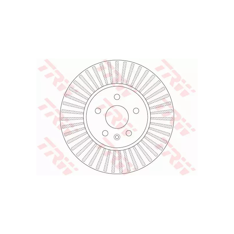 Stabdžių diskas  TRW DF6629
