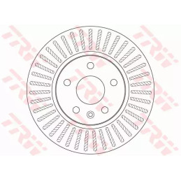 Stabdžių diskas  TRW DF7475