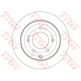 Stabdžių diskas  TRW DF7819