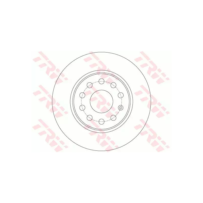 Stabdžių diskas  TRW DF7911