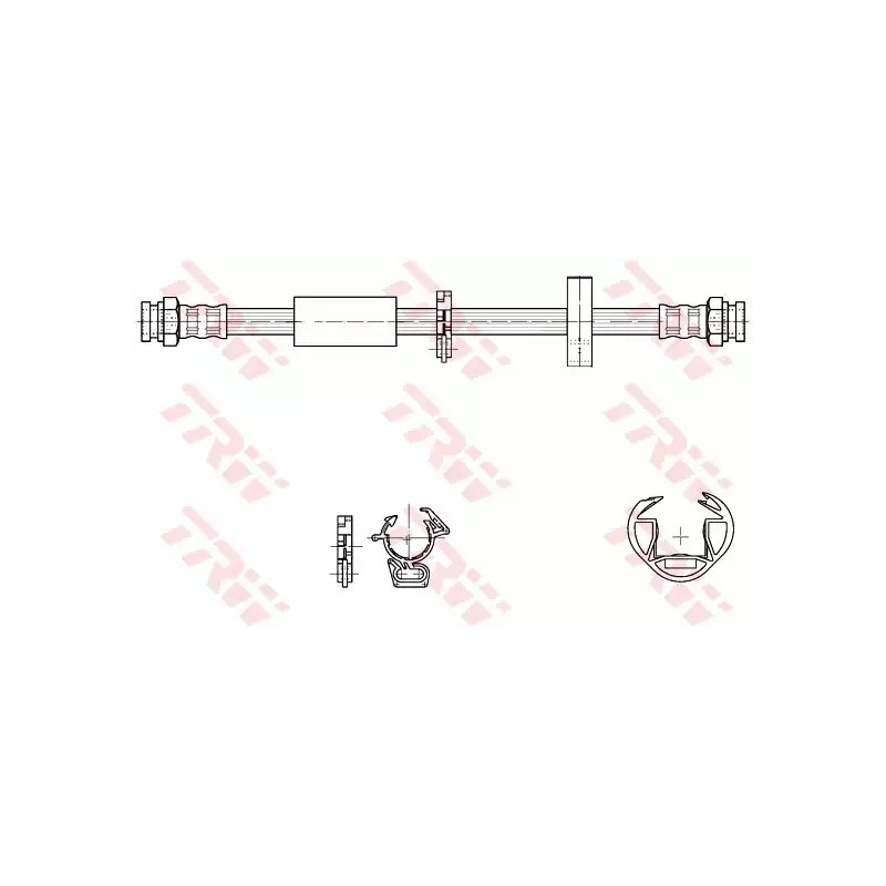 Stabdžių žarnelė  TRW PHA317