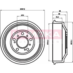 Stabdžių būgnas  KAMOKA 104017